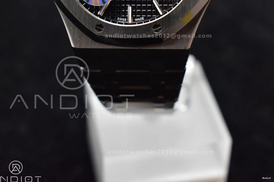 APSF 41mm Bracelet 15500 Dial Super on Black 1:1 A4302 SS SS Clone Oak Best Royal Edition Textured 1106